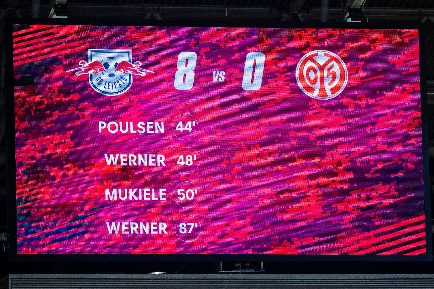 Unter Trainer Sandro Schwarz wird Mainz von RB Leipzig mit 8:0 zerlegt. Foto: Imago Images