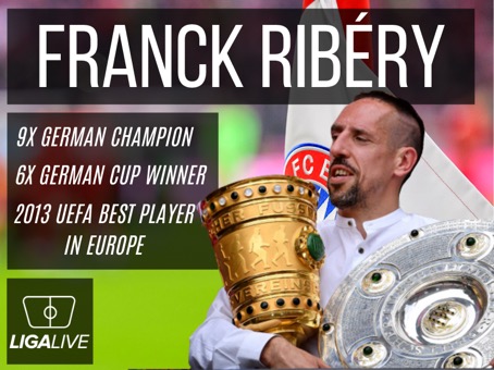 Franck Ribéry celebrates the Double 2019